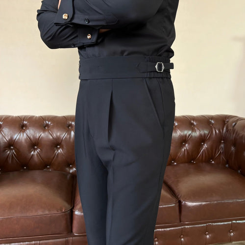 ComfortFlex Dress Pants Sidetab Elastic Trousers - WayMens