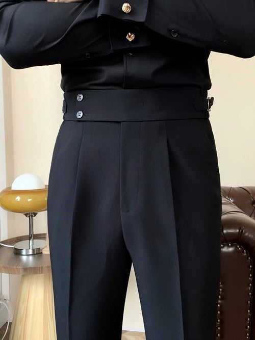 ComfortFlex Dress Pants Sidetab Elastic Trousers - WayMens