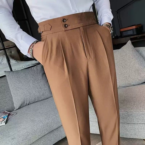 ComfortFlex Dress Pants Sidetab Elastic Trousers - WayMens