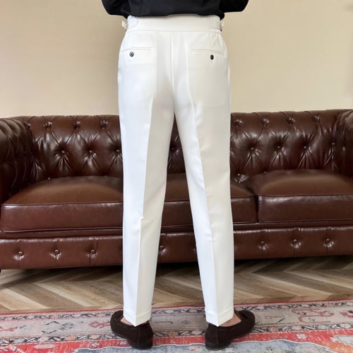 ComfortFlex Dress Pants Sidetab Elastic Trousers - WayMens