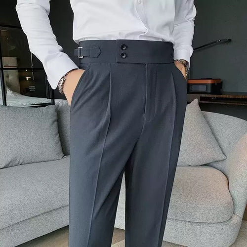ComfortFlex Dress Pants Sidetab Elastic Trousers - WayMens