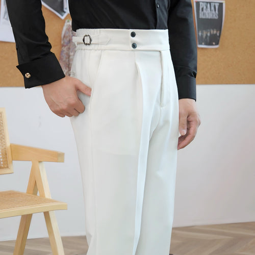 ComfortFlex Dress Pants Sidetab Elastic Trousers - WayMens